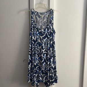 Lilly Pulitzer Blue and White Sleeveless Sundress